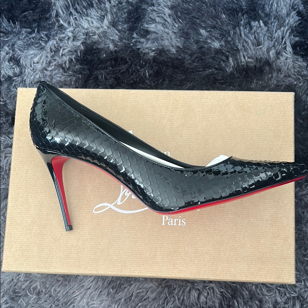 Christian Louboutin Black Patent Heels